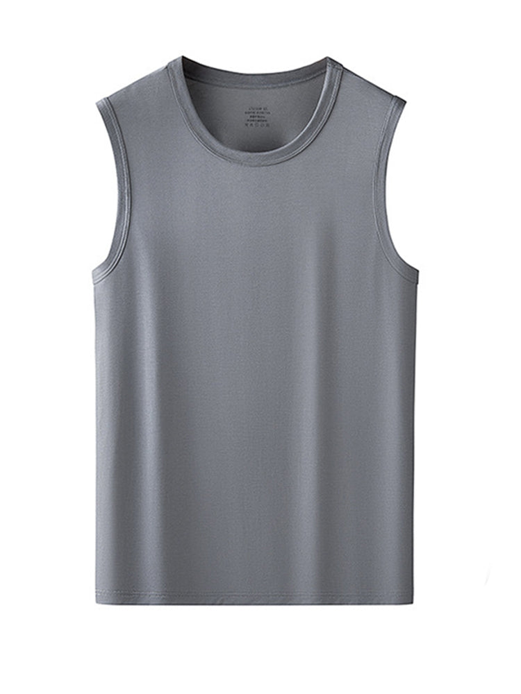 Men's Vests Undershirts with Ultimate Soft Short Sleeve Vests