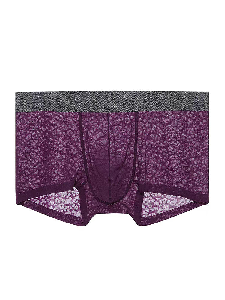 メンズ レース 通気性 吸汗速乾 トランクス 3枚組