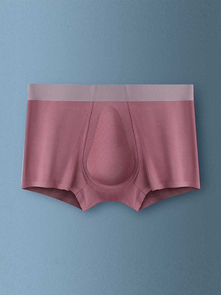 Men's Seamless Trunks with Organic Latex Support Cup