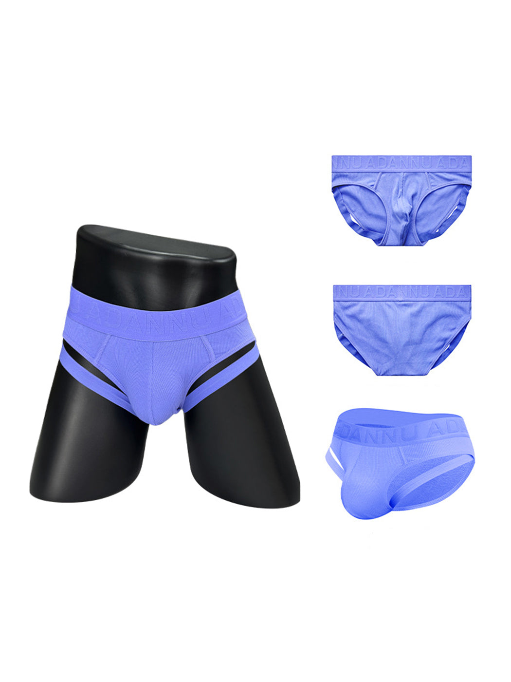 2 Pack Men's Sexy Suspender Briefs