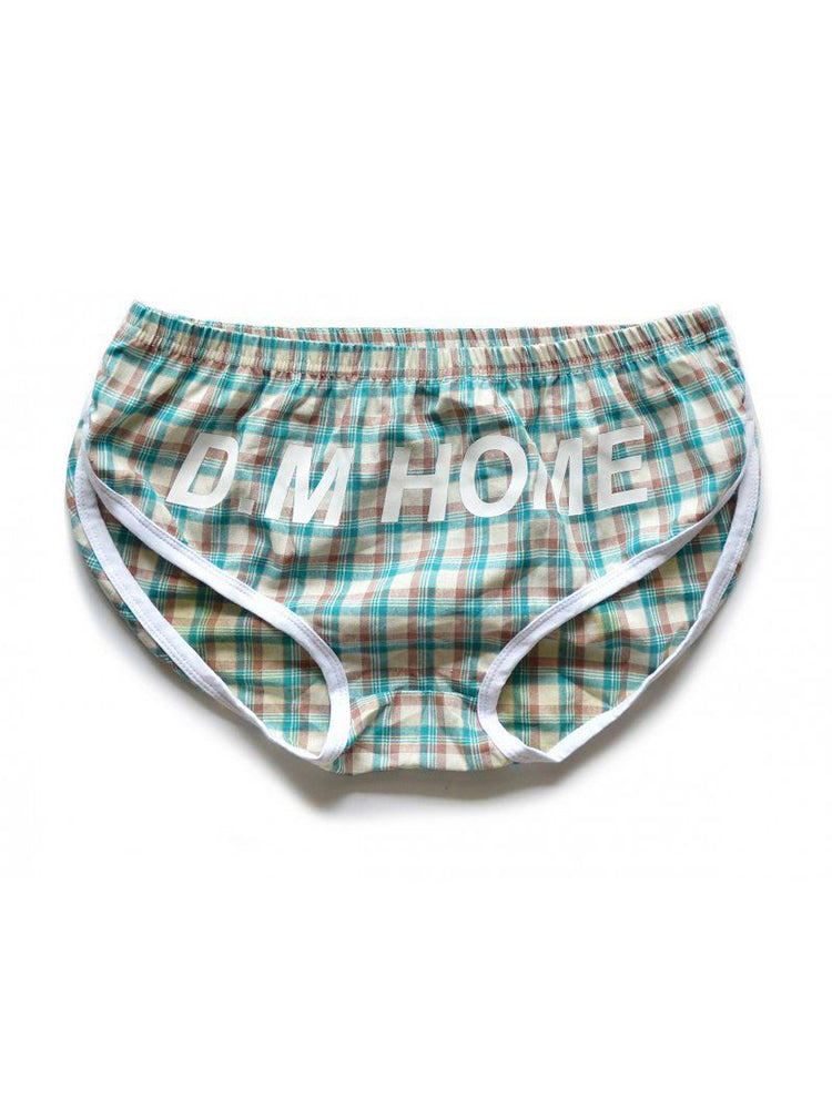 2 Pack Men's Loose Aloha Cotton Plaid Home Pants