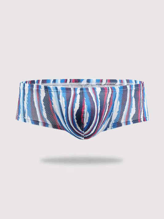 4 Pack Men's U-Pouch Low-Rise Moisture-Wicking Trunks