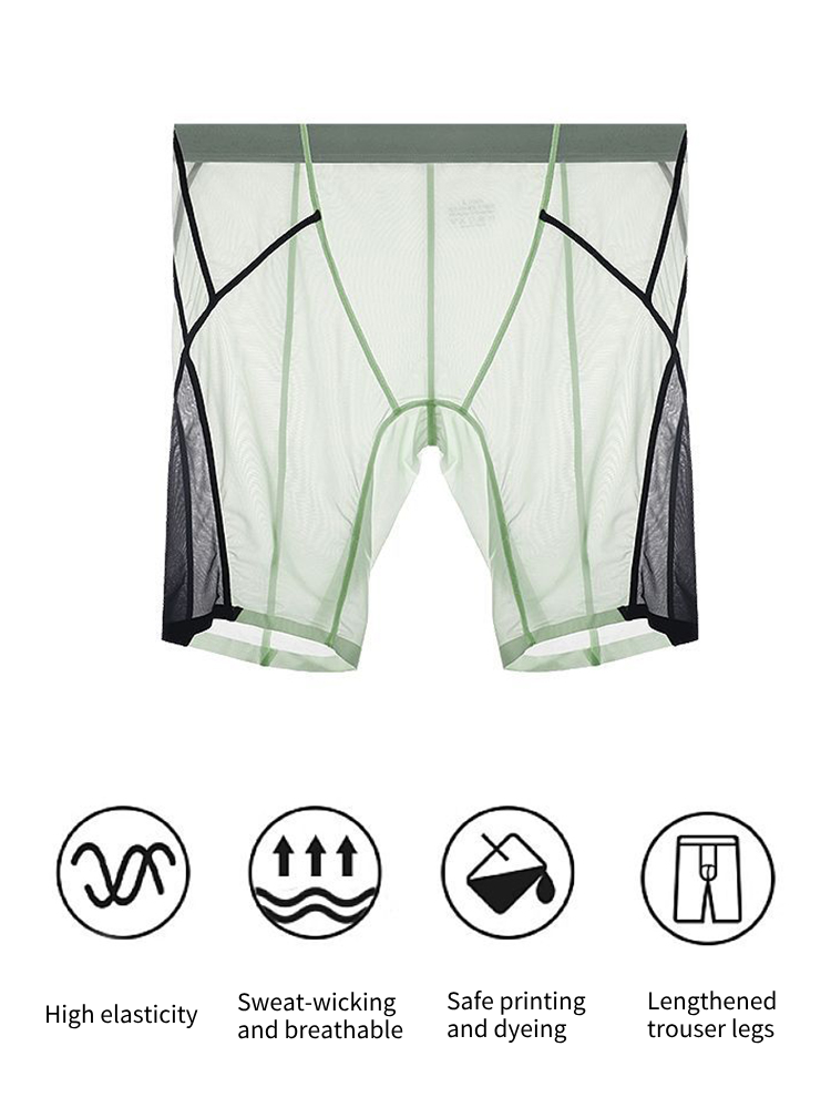 Men's Sports Extended Breathable Boxer Briefs