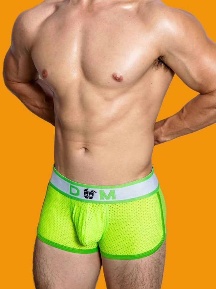 2 Pack Men's Fashionable Low-Rise Zipper Trunks