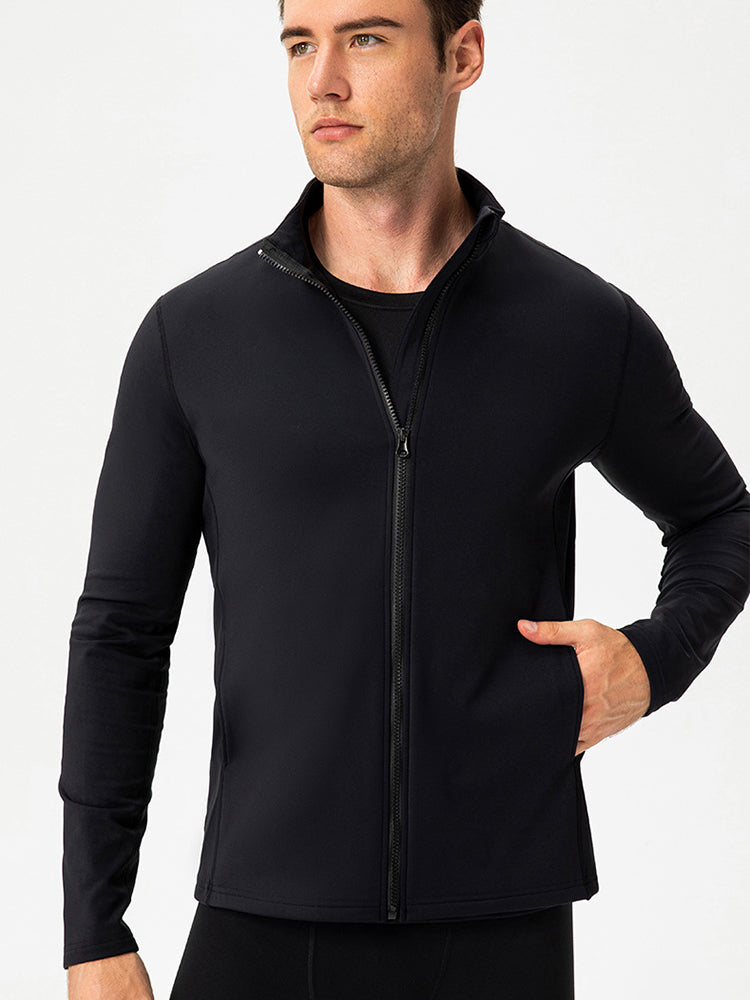 Windproof and Fluff Warm Training Coat for Men