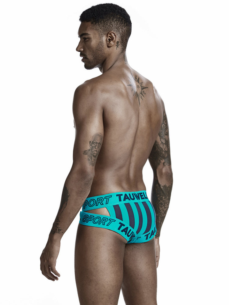 Low-rise Letter Men's Pouch Briefs