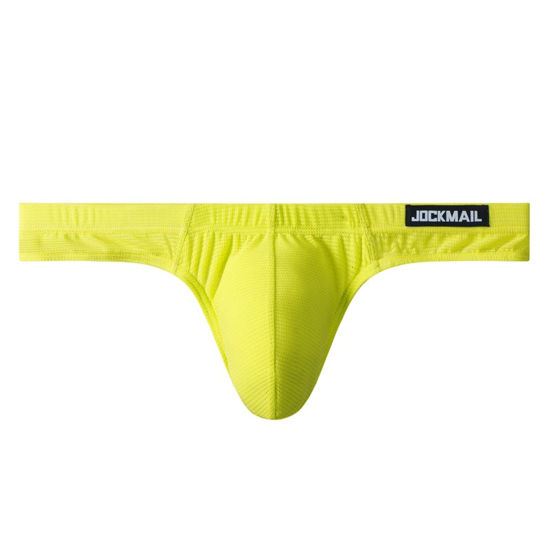 Men's Simple Breathable Mesh Pouch Bikini