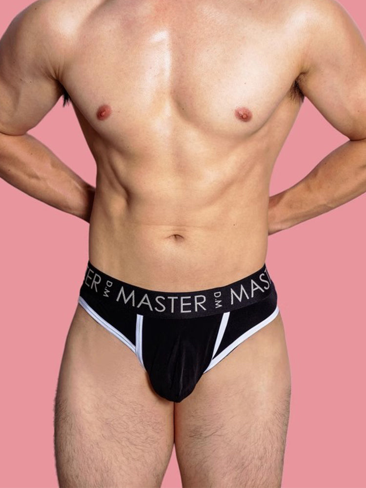 3 Pack Men's High Elasticity Quick-Dry Gun Egg Separation Wide Waist Briefs
