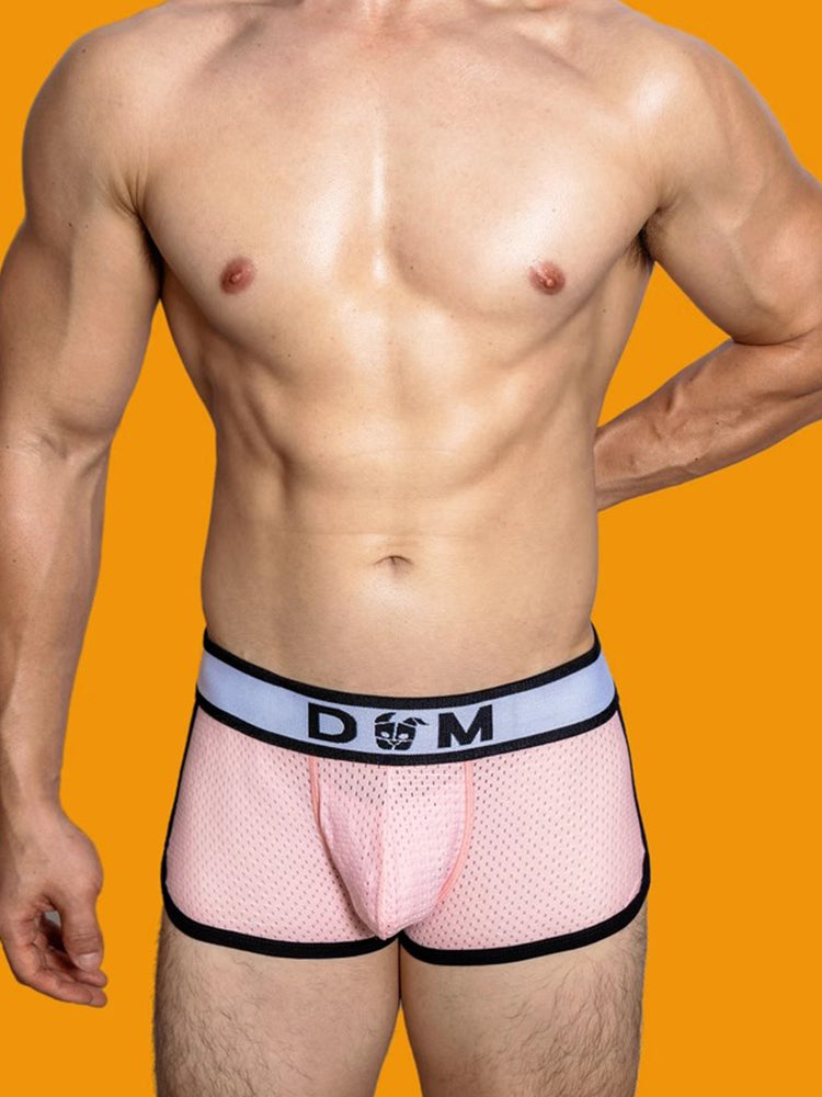 2 Pack Men's Fashionable Low-Rise Zipper Trunks