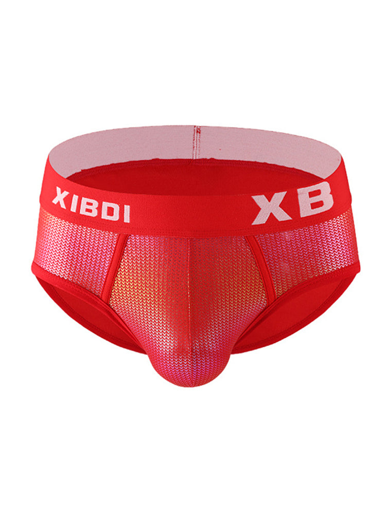 3 Pack Men's Sexy Trendy Comfortable Breathable Briefs