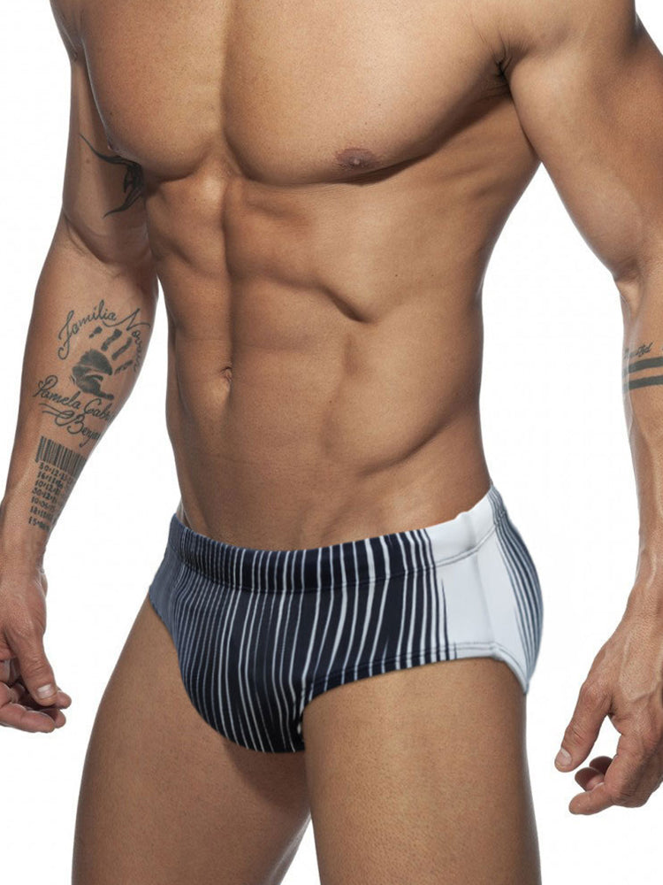 Men's Stylish Swim Briefs with Removable Pad