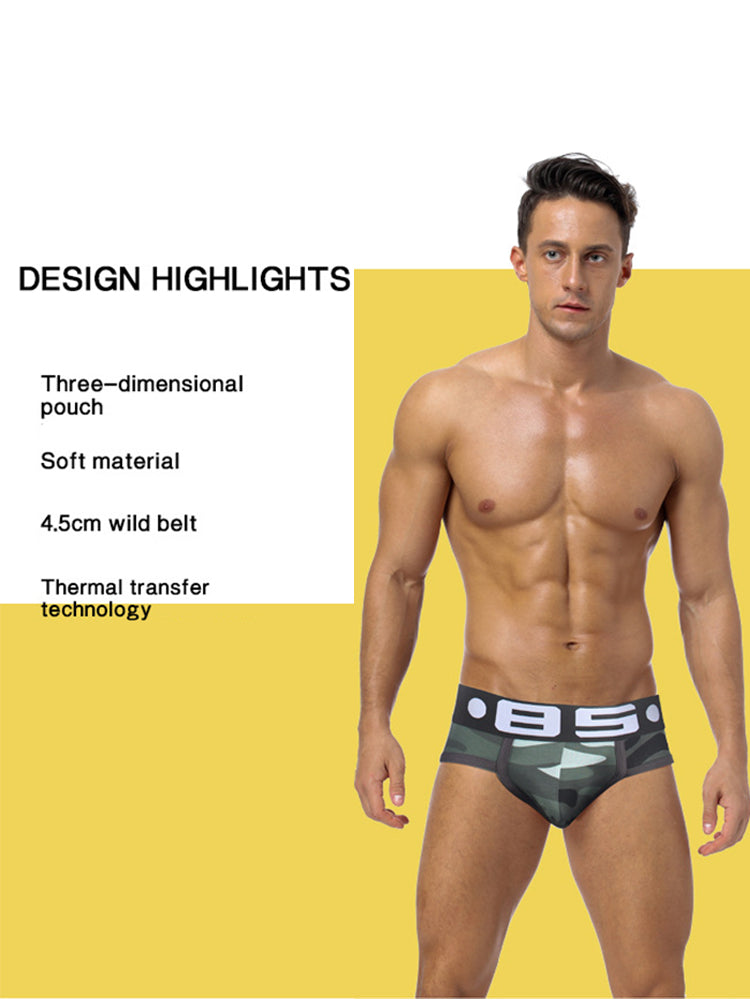 Men's Camouflage Low-Rise Sport brief