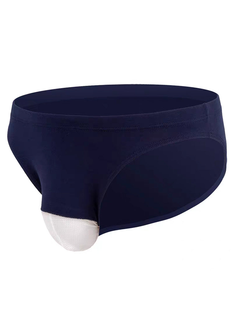 メンズ セクシー ローライズ メッシュ コットン ブリーフ 3枚組