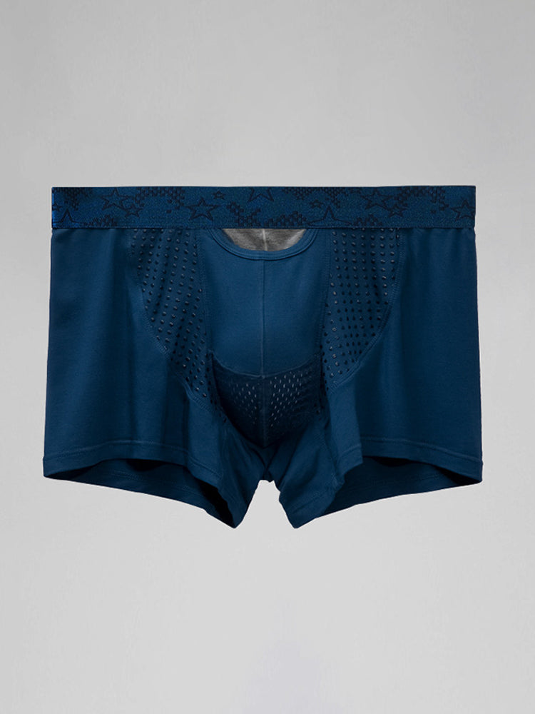 2 Pack Men's Bullet Separation Large Pouch Trunks