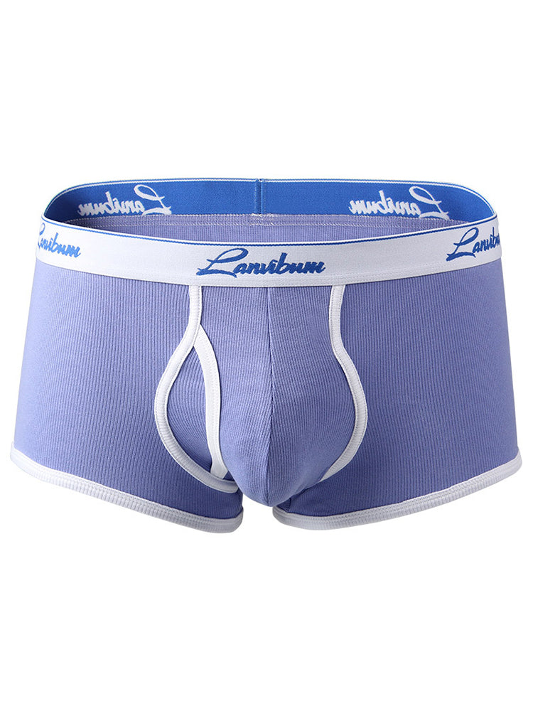Men's Thread Cotton Trunks with Fly