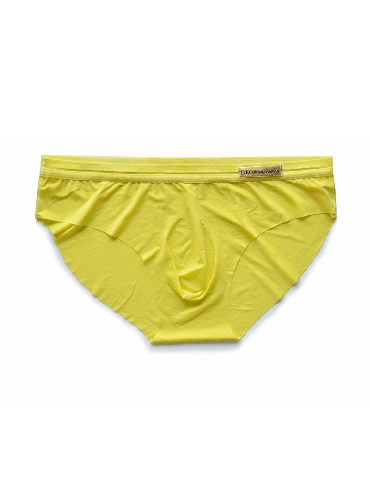 2 Pack Men's Low-Rise Sexy Solid Quick-Dry Briefs