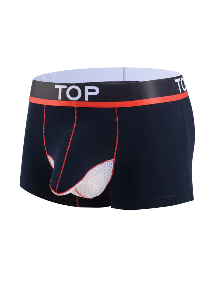 4 Pack Men's Cotton Gun Egg Separation Elephant Nose Trunks