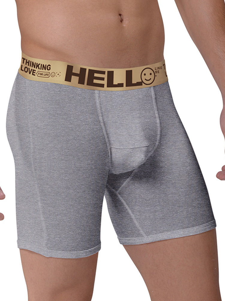 Men's Sport U Convex Cotton Boxer Briefs