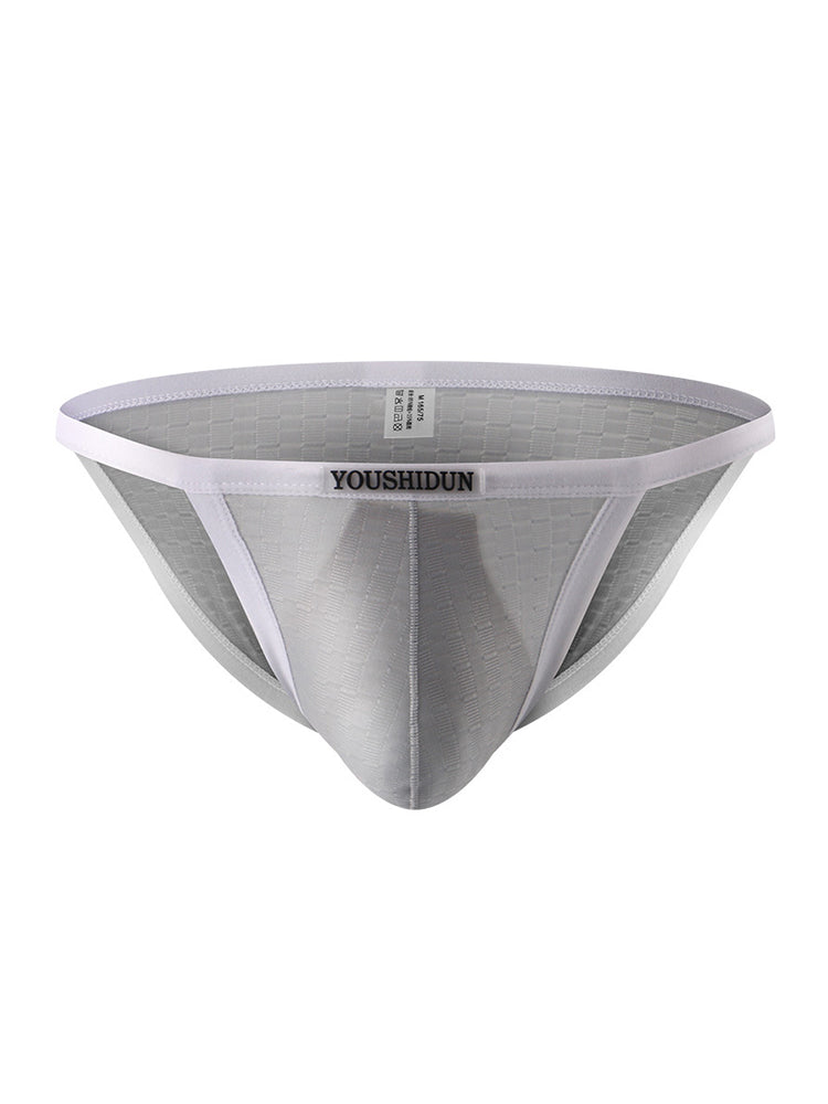 3-pack Men's Low Waist Sexy Narrow Hem Breathable Briefs