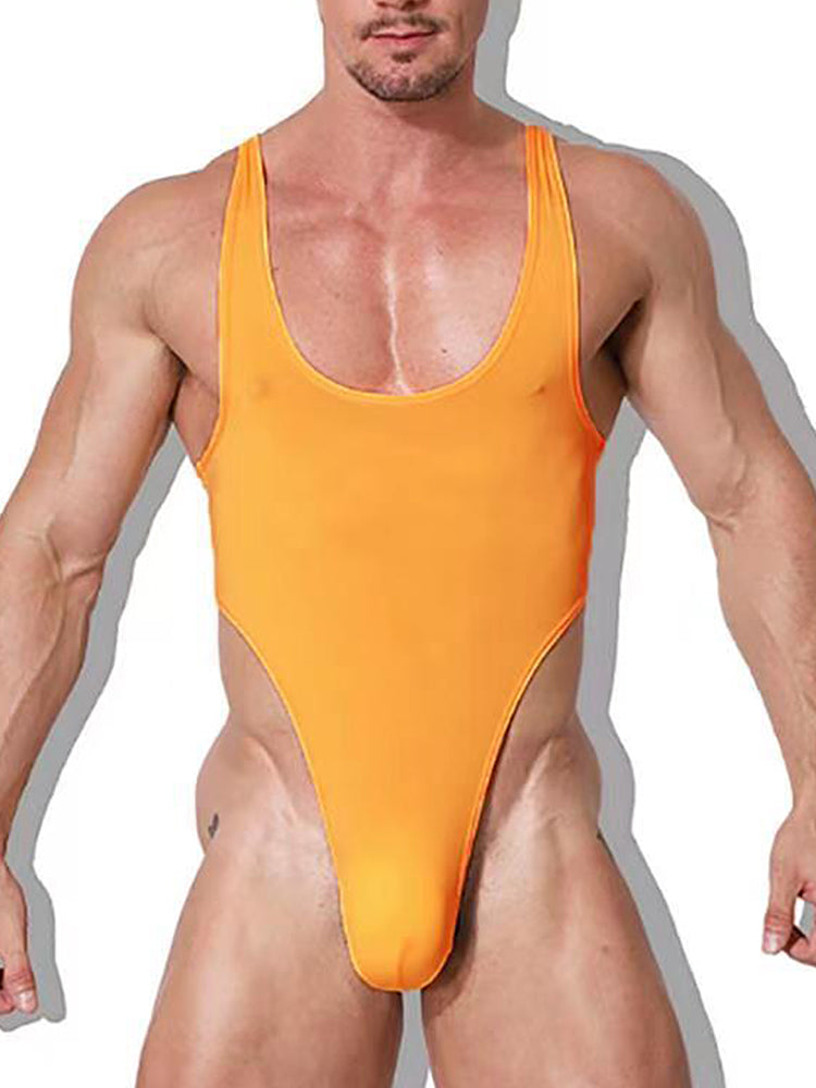 Men's Sports Fitness Camouflage Print One-Piece Jumpsuit
