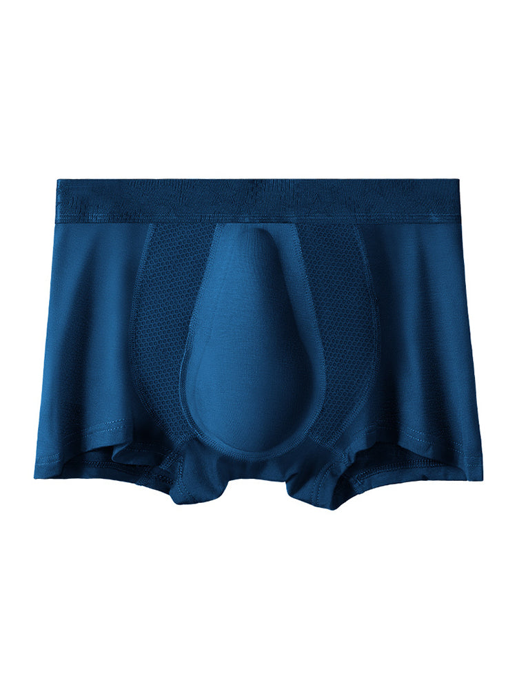 3 Pack Men's Breathable 3D Pouch Trunks