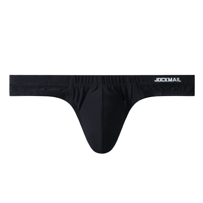 Men's Simple Breathable Mesh Pouch Bikini