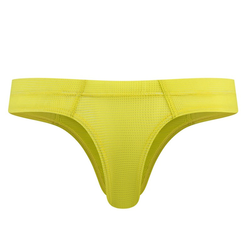 Men's Simple Breathable Mesh Pouch Bikini