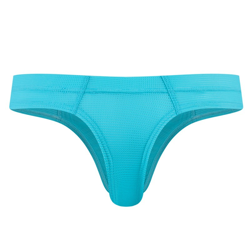 Men's Simple Breathable Mesh Pouch Bikini