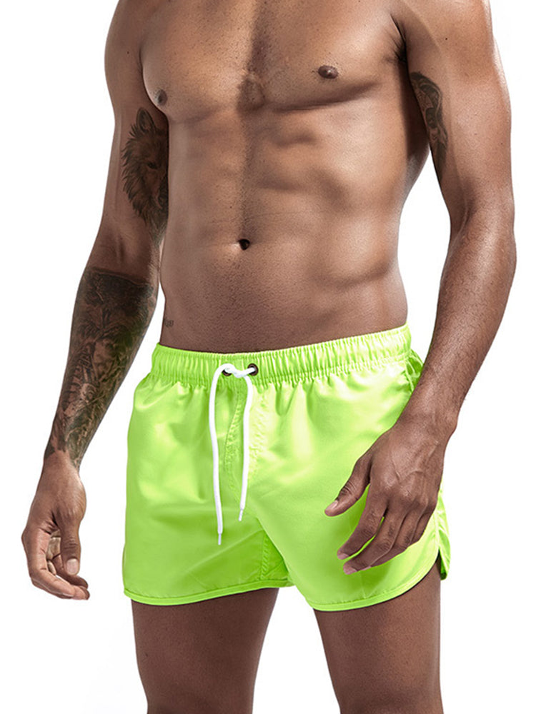 Quick Dry Beach Shorts with Drawstring
