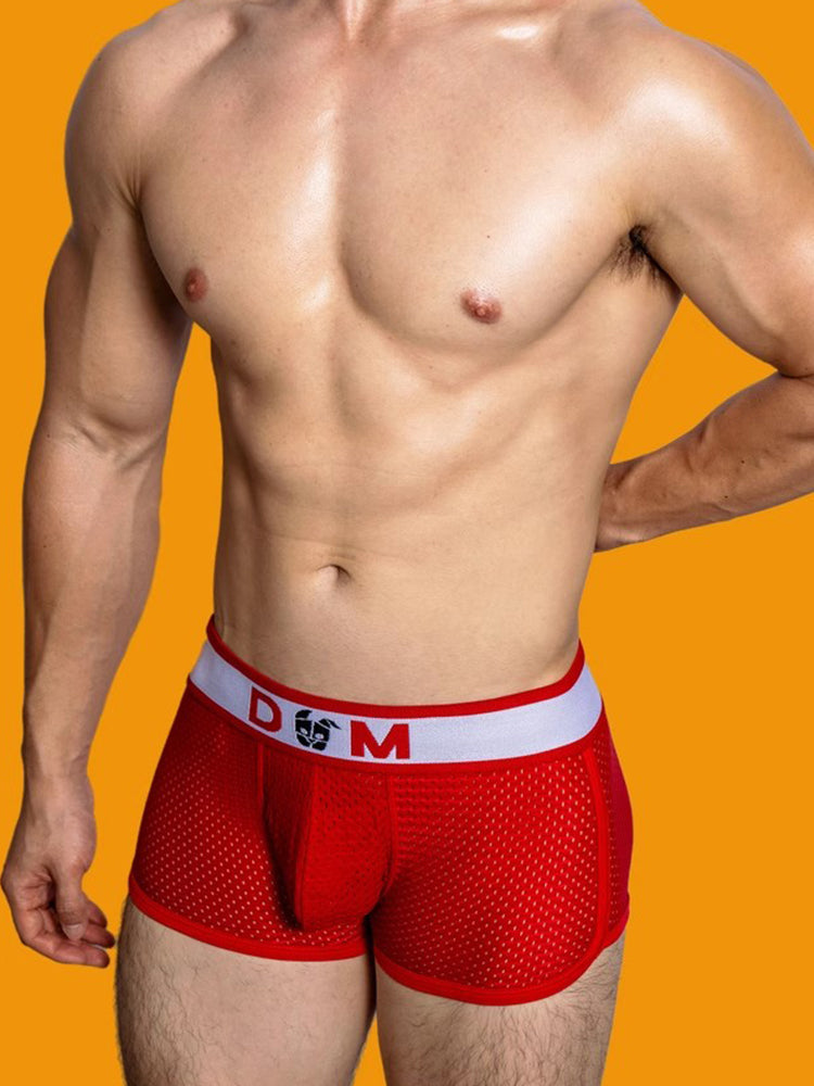 2 Pack Men's Fashionable Low-Rise Zipper Trunks