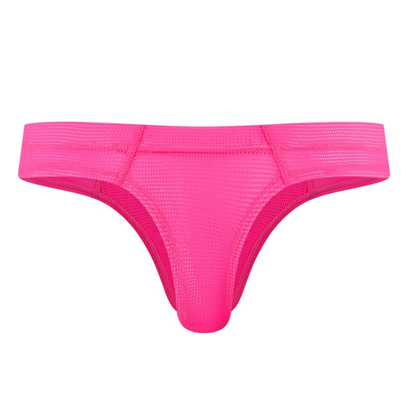 Men's Simple Breathable Mesh Pouch Bikini