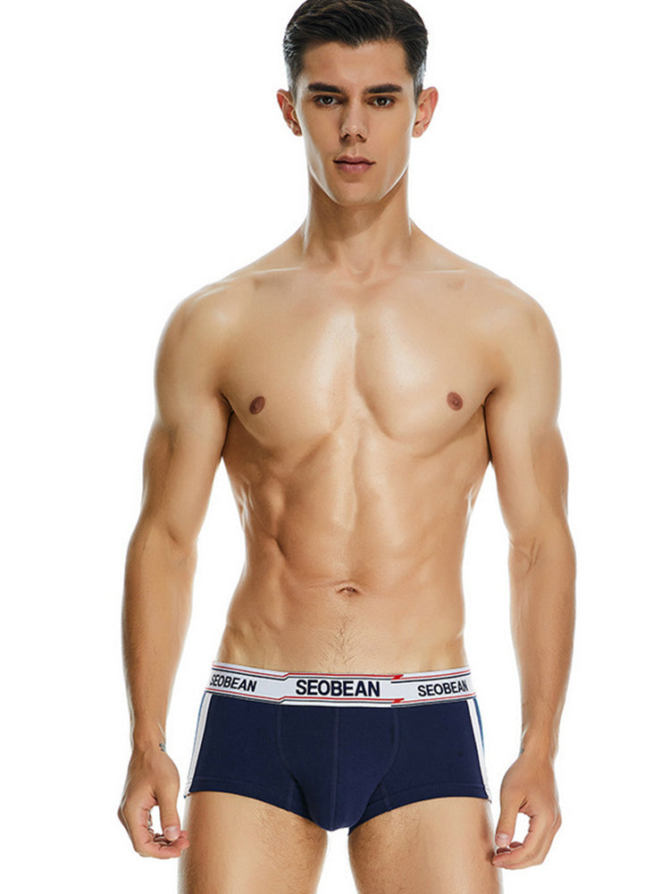 Men's Side Line Pouch Cotton Trunks