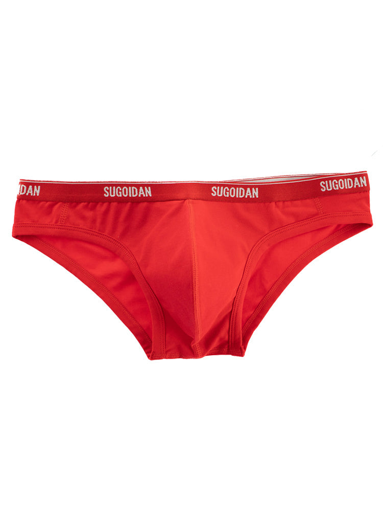 3 Pack Men's Cotton Ultra-Narrow Waistband Sexy Breathable Briefs