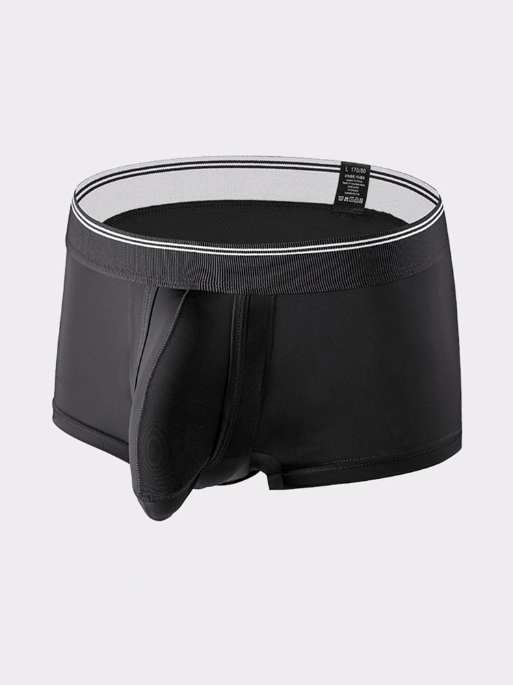 3 Pack Men's Mid-Rise Separation Breathable Elastic Trunks