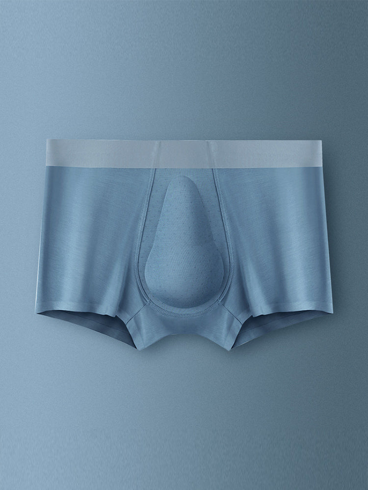 Men's Seamless Trunks with Organic Latex Support Cup