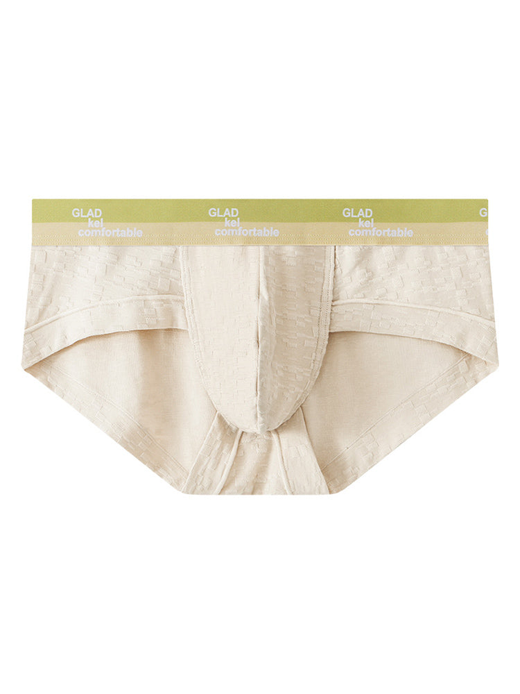 3 Pack Men's Baby Cotton High-Stretch Skin-Friendly Breathable Briefs