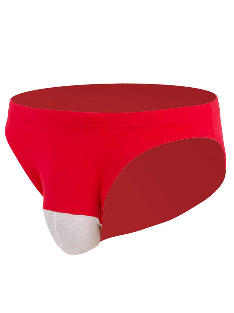 メンズ セクシー ローライズ メッシュ コットン ブリーフ 3枚組