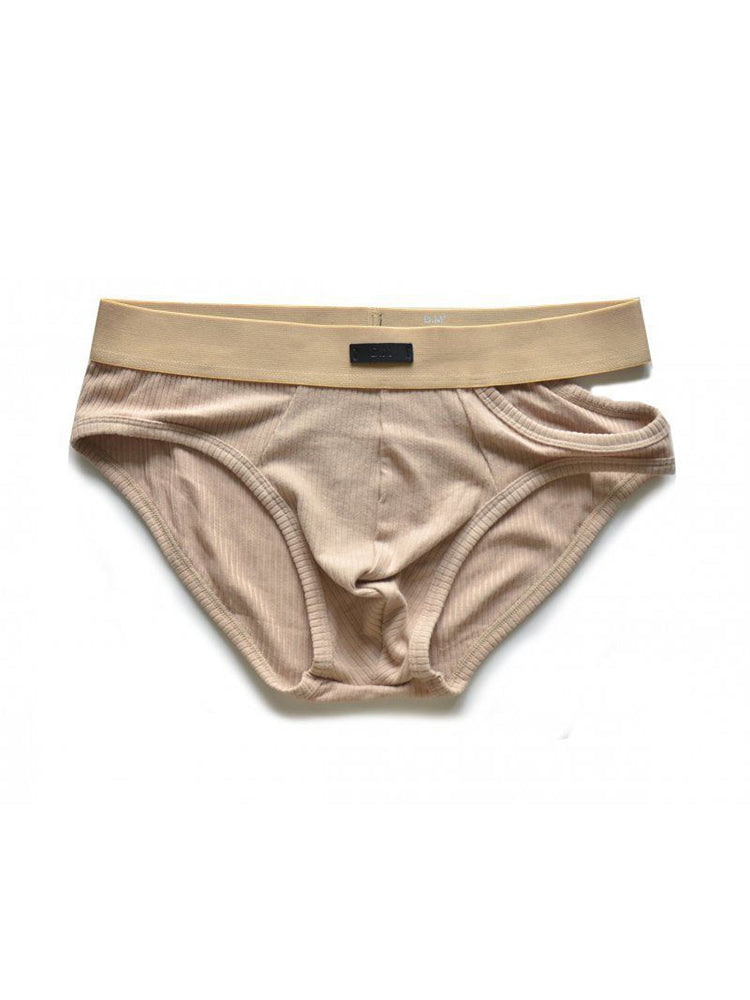 2 Pack Men's Low-Rise Sexy Side-Opening Briefs