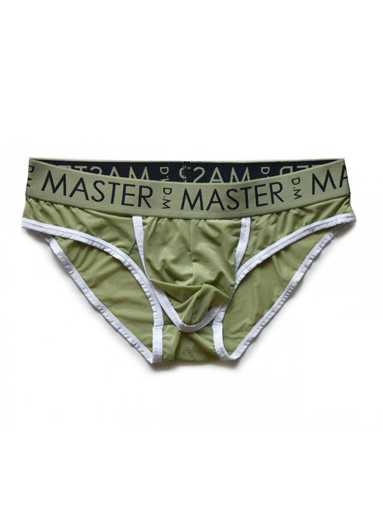 3 Pack Men's High Elasticity Quick-Dry Gun Egg Separation Wide Waist Briefs