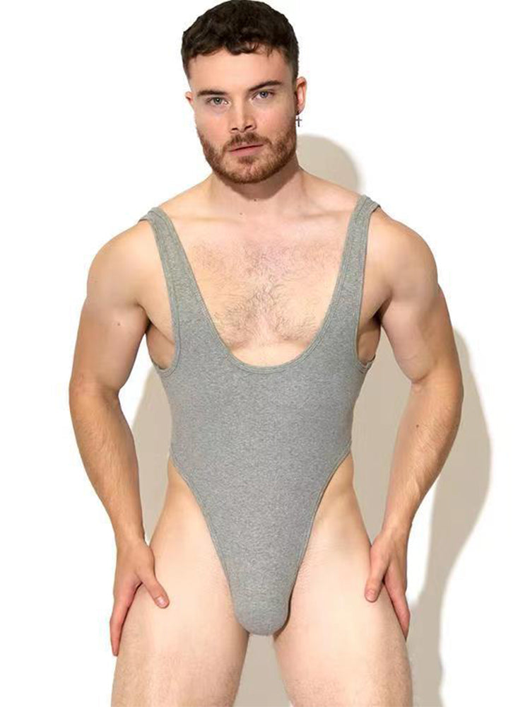 Men's Sports Fitness Camouflage Print One-Piece Jumpsuit