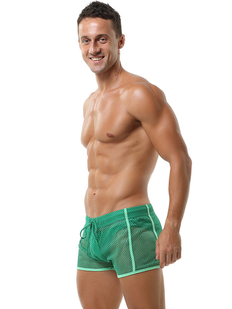 Men's Hollowed Out Breathable Boxer Briefs