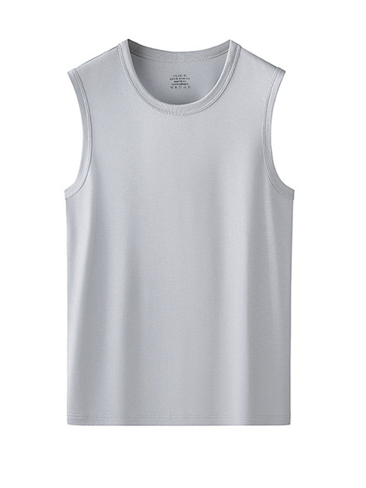 Men's Vests Undershirts with Ultimate Soft Short Sleeve Vests
