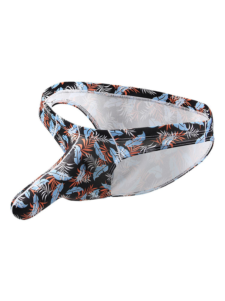 4 Pack Men's Elephant Print Sexy Bikini