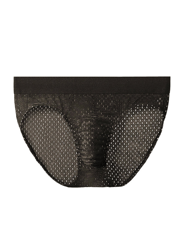 5 Pack Men's Breathable Briefs In Mesh