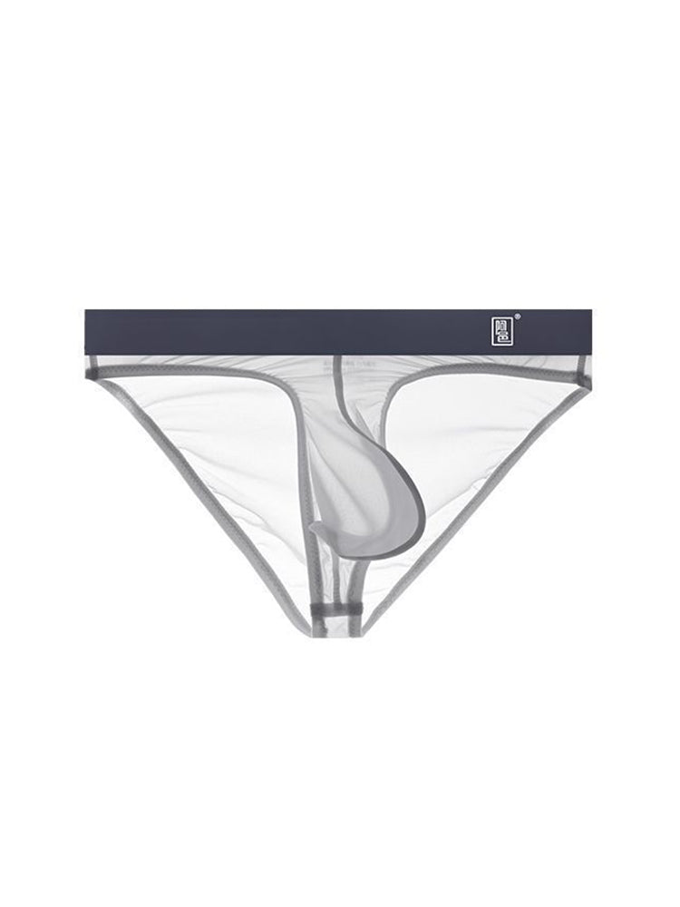 Men's Sexy Transparent Suspender Briefs