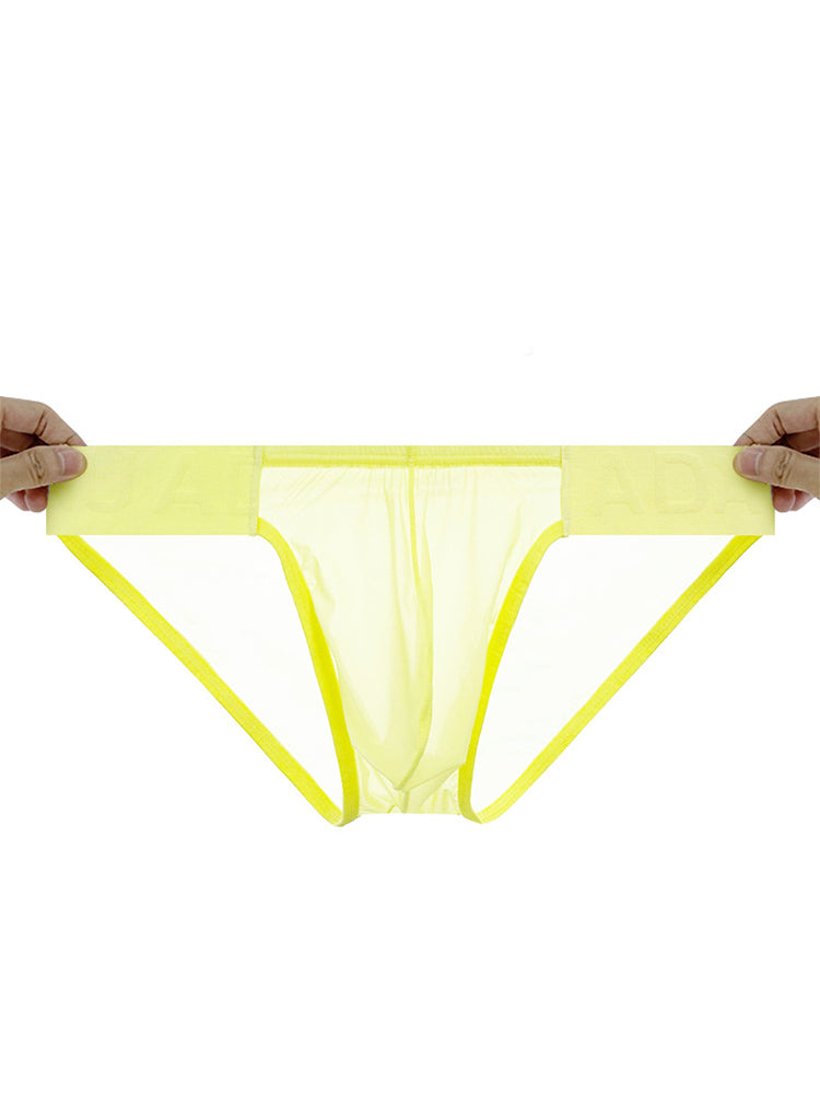 3 Pack Men's Semi-Transparent Comfortable High-Stretch Quick-Dry Bikini