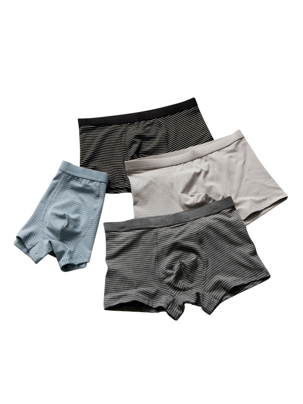 究極の快適さを追求したメンズストライプトランクス3枚組