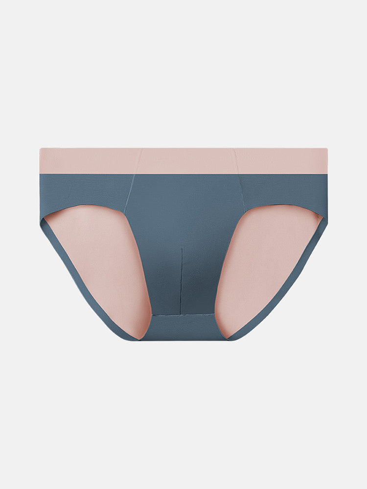 メンズシームレススプライスカラーポーチブリーフ