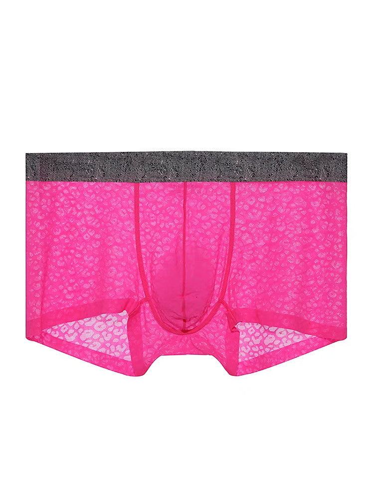 メンズ レース 通気性 吸汗速乾 トランクス 3枚組