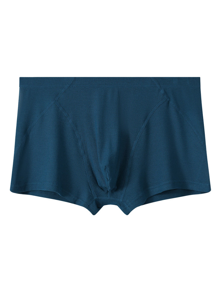 3 Pack Men's Breathable Comfort U-Shaped Raised Pocket Ribbed Briefs